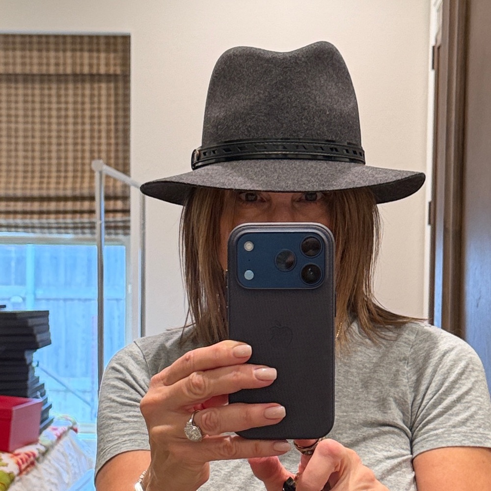 Rag & Bone Gray Fedora Hat